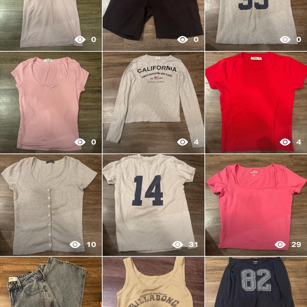 & Other Stories Pink Short Sleeve Tee